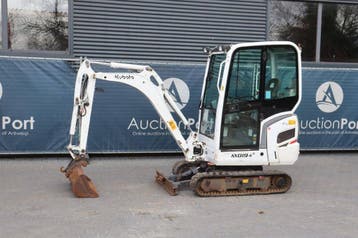 Veiling: Minigraver Kubota KX019-4 Diesel 2015, Ophalen, Graafmachine