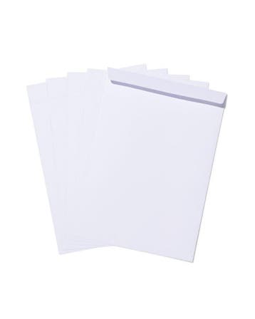 HEMA Enveloppen C4 wit - 10 stuks, Diversen, Verzenden, Nieuw