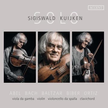 cd - sigiswald kuijken - Solo - Works by Abel, Ortiz, Bal..., Verzenden, Zo goed als nieuw