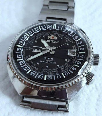 Orient Jumbo Vintage Diver - Zonder minimumprijs - Heren -, Nieuw