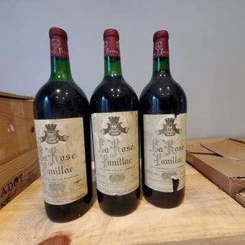1971 & 1972 (2x) Chateau la Rose Pauillac - Pauillac - 3, Nieuw