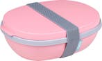 Mepal Ellipse duo lunchbox - Saladebox - Magnetronbestendig, Ophalen of Verzenden, Gebruikt