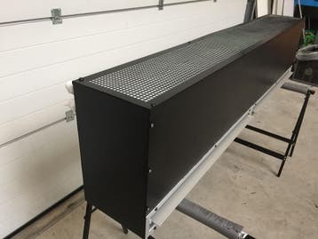 Gelu luchtgordijn (645), Ophalen of Verzenden, Gebruikt, 800 watt of meer, Kachel