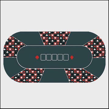 Professionele Poker Tafelmat - Anti-slip & Geluidsdempend -, Verzenden, Nieuw