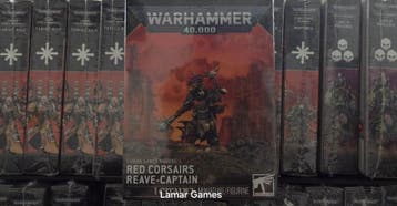 Chaos Space Marines Red Corsairs Reave-Captain (Warhammer, Hobby en Vrije tijd, Ophalen of Verzenden, Nieuw