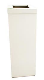 Aluminium | afvalbak | wit | 60 ltr, Verzenden, Nieuw in verpakking