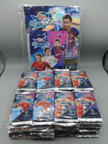 2018/19 Topps UCL Crystal 200 sealed pack + 1 album - 1, Verzamelen, Nieuw