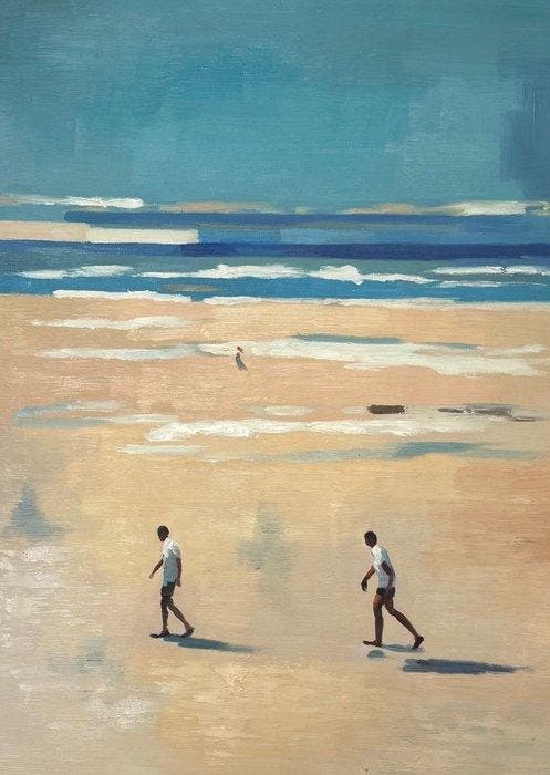 OKAWI - Escape sea 16, Antiek en Kunst, Kunst | Schilderijen | Modern