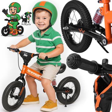 Loopfiets Kind Oranje (Loopwagens, Speelgoed, Recreatie), Verzenden, Nieuw