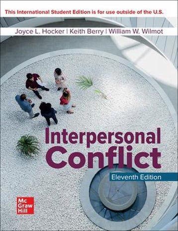 Interpersonal Conflict ISE - Joyce Hocker 9781265741914, Verzenden, Zo goed als nieuw, Joyce Hocker