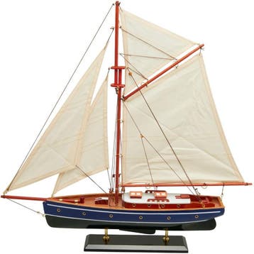 Zeilboot Model 58cm Blauw, Ophalen of Verzenden, Nieuw