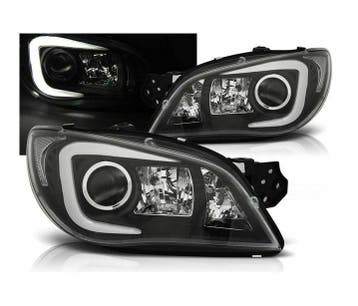 Koplampen Subaru Impreza II GD 06-07 Xenon Tube zwart, Ophalen of Verzenden, Nieuw