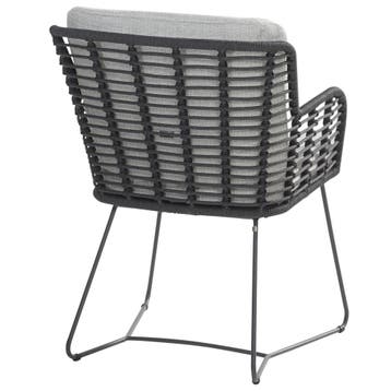 Locarno Fabrice dining tuinset 160 cm rond 7 delig HPL, Ophalen of Verzenden, Nieuw