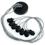 Good&amp;Mojo Hangsysteem zwart/wit textieldraad 150cm voor, Verzenden