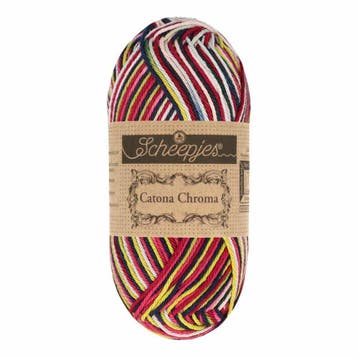 Scheepjes Catona Chroma 50gr - 026 Hibiscus, Verzenden, Nieuw