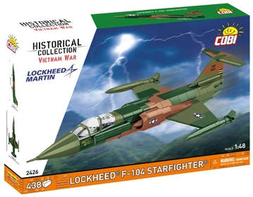 COBI 2426 Lockheed F-104 Starfighter 430K (Leger bouwsets), Verzenden, Nieuw