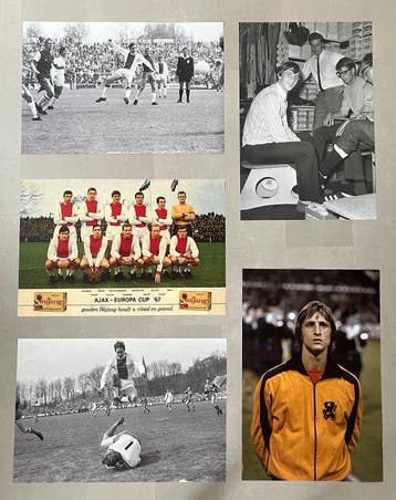 Johan Cruyff - Vintage poster Johan Cruyff Ajax - Jaren 1960, Verzamelen, Nieuw