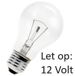OP=OP Philips gloeilamp Laagvolt E27 12V 60W helder, Huis en Inrichting, Lampen | Plafondlampen, Nieuw, Ophalen of Verzenden