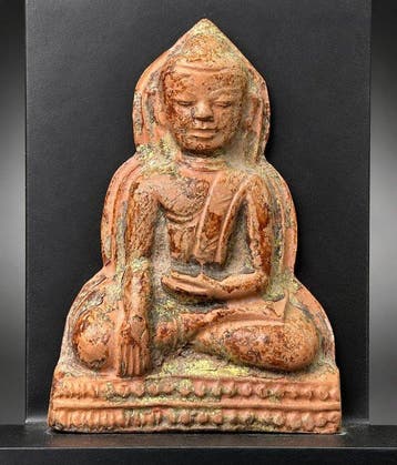 Votive tablet - sculptuur - Myanmar/Birma, Antiek en Kunst