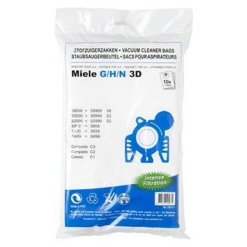 Miele type G/H/N microvezel 3D, 123schoon huismerk, Verzenden, Nieuw