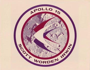 NASA - Official 1971 Apollo 15 - Scott - Worden - Irwin -