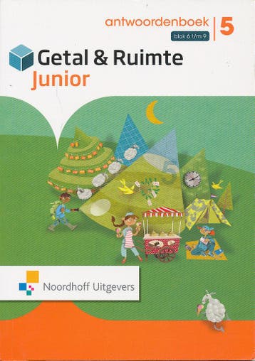 Getal en Ruimte Junior Antwoorden Rekenboek blok 6 tot en me, Verzenden, Nieuw