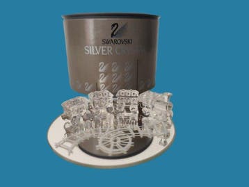 Themacollectie - Swarovski Silver Crystal - Mini Treinset -