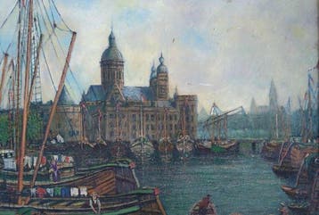 Jos Hudsyn (1876-1960) - Aan de haven