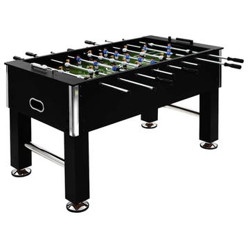 vidaXL Voetbaltafel 60 kg 140x74,5x87,5 cm staal zwart, Verzenden, Nieuw