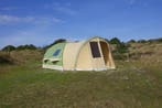 Karsten oppompbare tent type 300 (Donkergroen), Ophalen of Verzenden, Gebruikt, Tot en met 4
