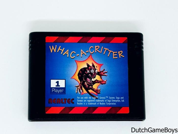 Sega Genesis - Whac-A-Critter - Cart Only, Spelcomputers en Games, Games | Sega, Gebruikt, Verzenden