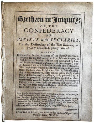 Anon - Brethren in Iniquity: Or, The Confederacy of Papists