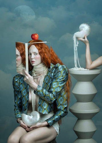 Elena Paraskeva - The Woman Who Cradled The Moon I - XL