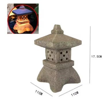 Solar Pagode Tuinlantaarn Japanse LED Tuinlamp Decoratie, Verzenden, Nieuw