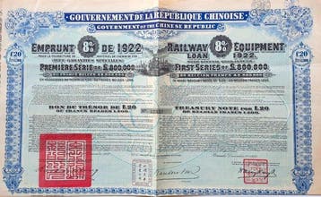 China, Republiek. Gouvernement de la république Chinoise
