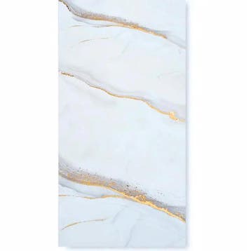 PVC Marmer Paneel Bianco Vein Gold 260x122x0,3cm, Nieuw