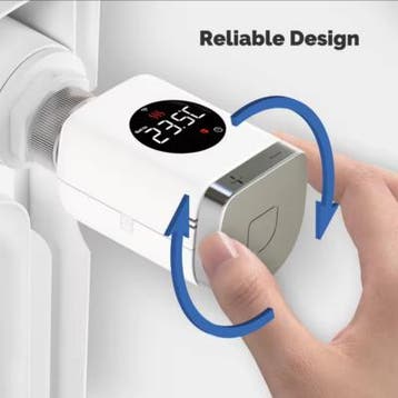 Slimme radiatorknop - Slimme thermostaat knop - Zigbee 3.0 -, Verzenden, Zo goed als nieuw