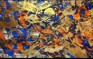 Jana Noldin (XX) - Abstract Original Painting n.1115