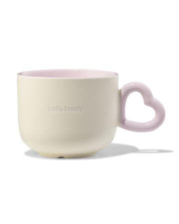 HEMA Mok 480ml keramiek hello lovely, Verzenden, Nieuw