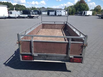 Bakwagen 250x130 750kg, Ophalen of Verzenden, Gebruikt