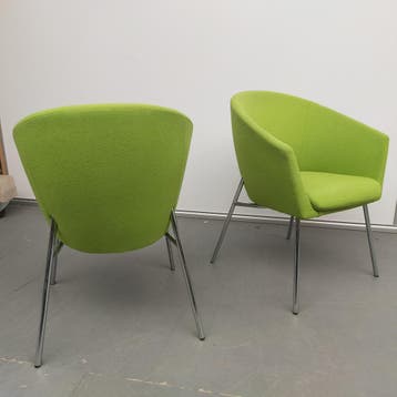 Artifort Megan design fauteuil by Rene Holten - groene stof, Ophalen of Verzenden, Nieuw