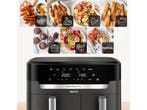 Tefal Easy Fry Dual XXL EY942H - Dubbele heteluchtfriteuse -, Verzenden, Zo goed als nieuw