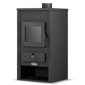 CV Houtkachel Watermantel | 22kW Antraciet | Nieuw | Sche..., Ophalen of Verzenden, Vrijstaand, Hout, Nieuw