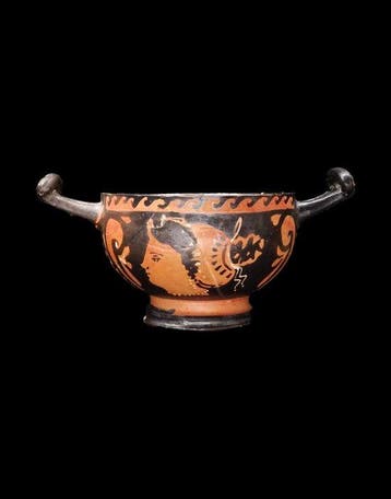 Oudgrieks - Kylix met rode figuren - Fashion Lady - 400