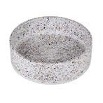 Waskom Ideavit Idea.Ora 39x39x12 cm Rond Terrazzo Wit, Ophalen of Verzenden, Nieuw