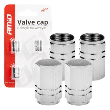 Aluminium ventieldopje - Zilver - 4 stuks, Auto-onderdelen, Verzenden, Nieuw