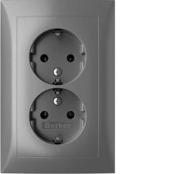 Hager Berker S.1 Wandcontactdoos (WCD-schakelmateriaal), Verzenden, Nieuw, Overige typen