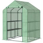 TRUUSK Begeleidbare Foliekas - 8 Planken - Voor Tomaten - St, Verzenden
