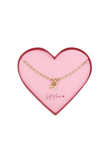Gift of love stainless steel ketting m (Hangerkettingen), Sieraden, Tassen en Uiterlijk, Kettingen, Verzenden, Nieuw, Zilver, Overige materialen