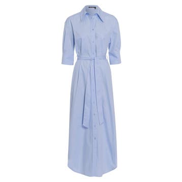 Marc Aurel • blauwe blouse jurk • 36, Marc Aurel, Nieuw, Maat 36 (S), Verzenden